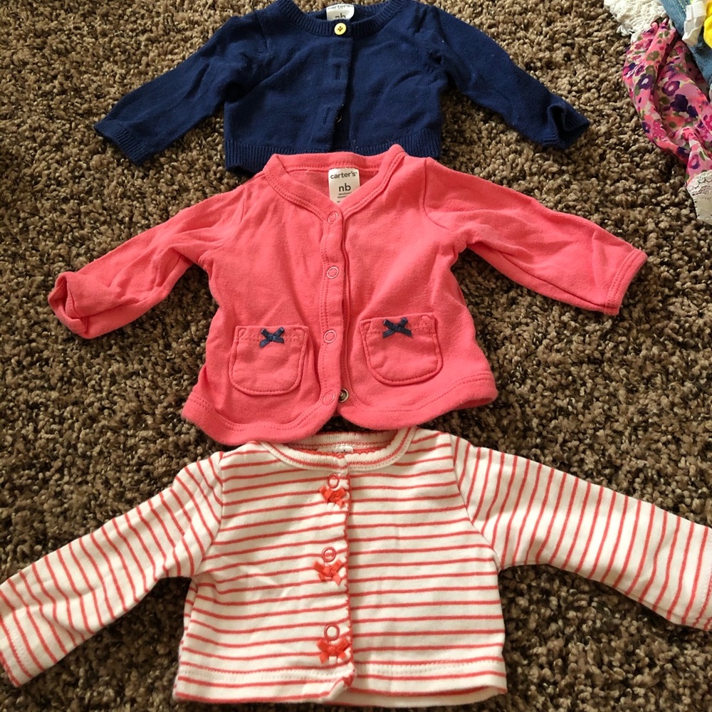 New born Button up sweaters